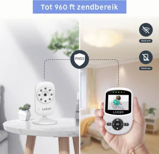 LAKOO MiniGuard Vision B Babyfoon met Camera