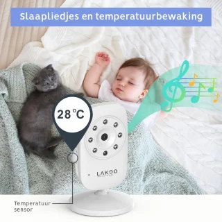 LAKOO MiniGuard Vision B Babyfoon met Camera