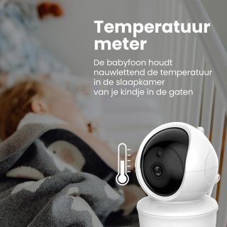 Lakoo PRO 5 Babyfoon met Camera en 5 inch Monitor
