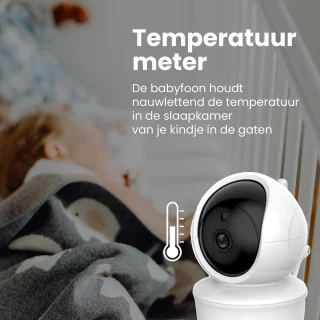 Lakoo PRO 5 Babyfoon met Camera en 5 inch Monitor