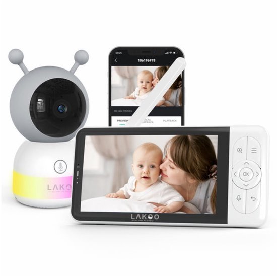 Lakoo Pro 6T Babyfoon met Camera 5 inch review