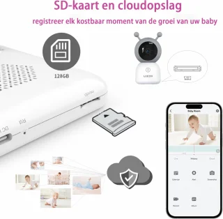 Lakoo Pro Babyfoon met Camera