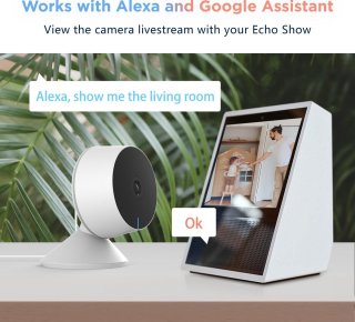 Laxihub 2MP Wifi Babyfoon Camera Full HD