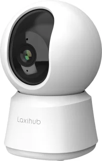 Laxihub 2MP Wifi Babyfoon met App en 32GB SD kaart Wit