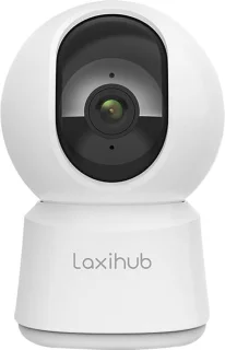 Laxihub 2MP Wifi Babyfoon met App en 32GB SD kaart Wit