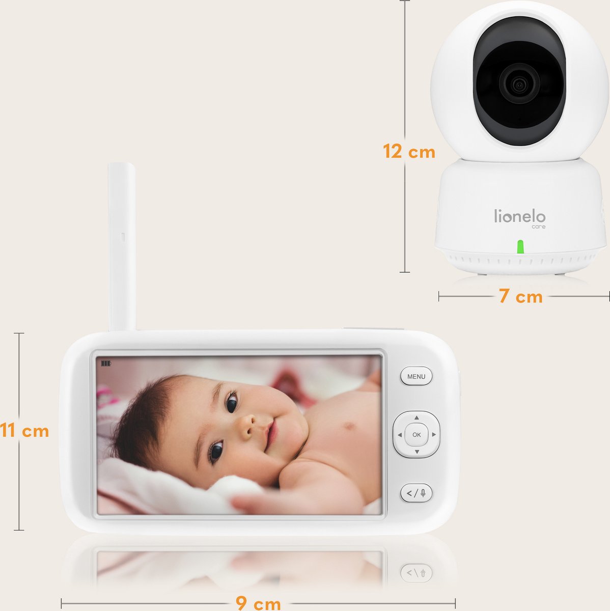 Wat vinden we goed aan de Lionelo Babyline 9.1 Babyfoon