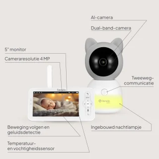 Lionelo Babyline 9.2 AI Babyfoon