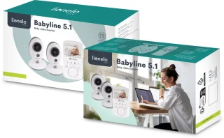 Lionelo Premium Babyphone 5.1 met twee camera's