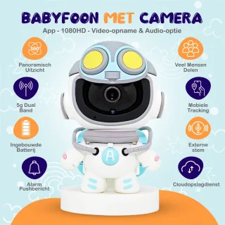 Little Immi Babyfoon met Camera 1080HD