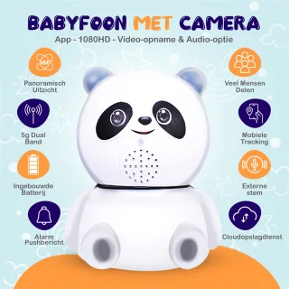 Little Immi Babyfoon met Camera 1080HD