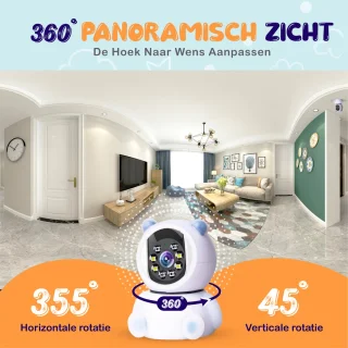 Little Immi Babyfoon met Camera 1080HD