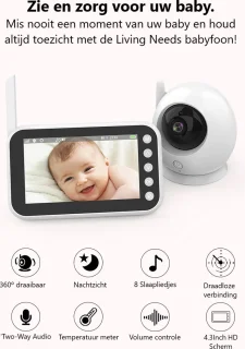 Living Needs 360 Babyfoon met Camera