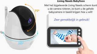 Living Needs 360 Babyfoon met Camera