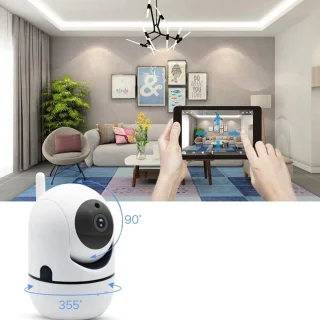Living Needs Babyfoon en Wifi Beveiligingscamera Wit