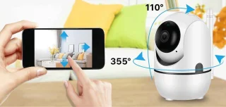 Living Needs Babyfoon en Wifi Beveiligingscamera Wit