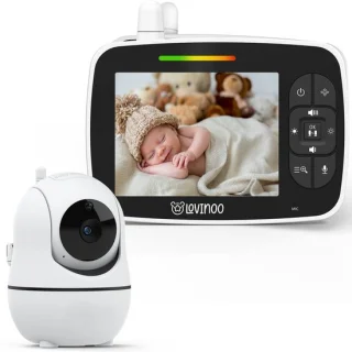 Lovinoo Babyfoon met Camera 3.5 Inch Scherm