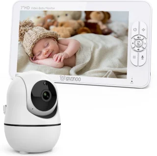 Lovinoo Babyfoon met Camera 7.0 Inch Scherm