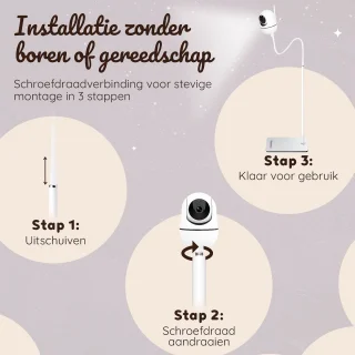 Lovinoo Babyfoonhouder Universeel Statief