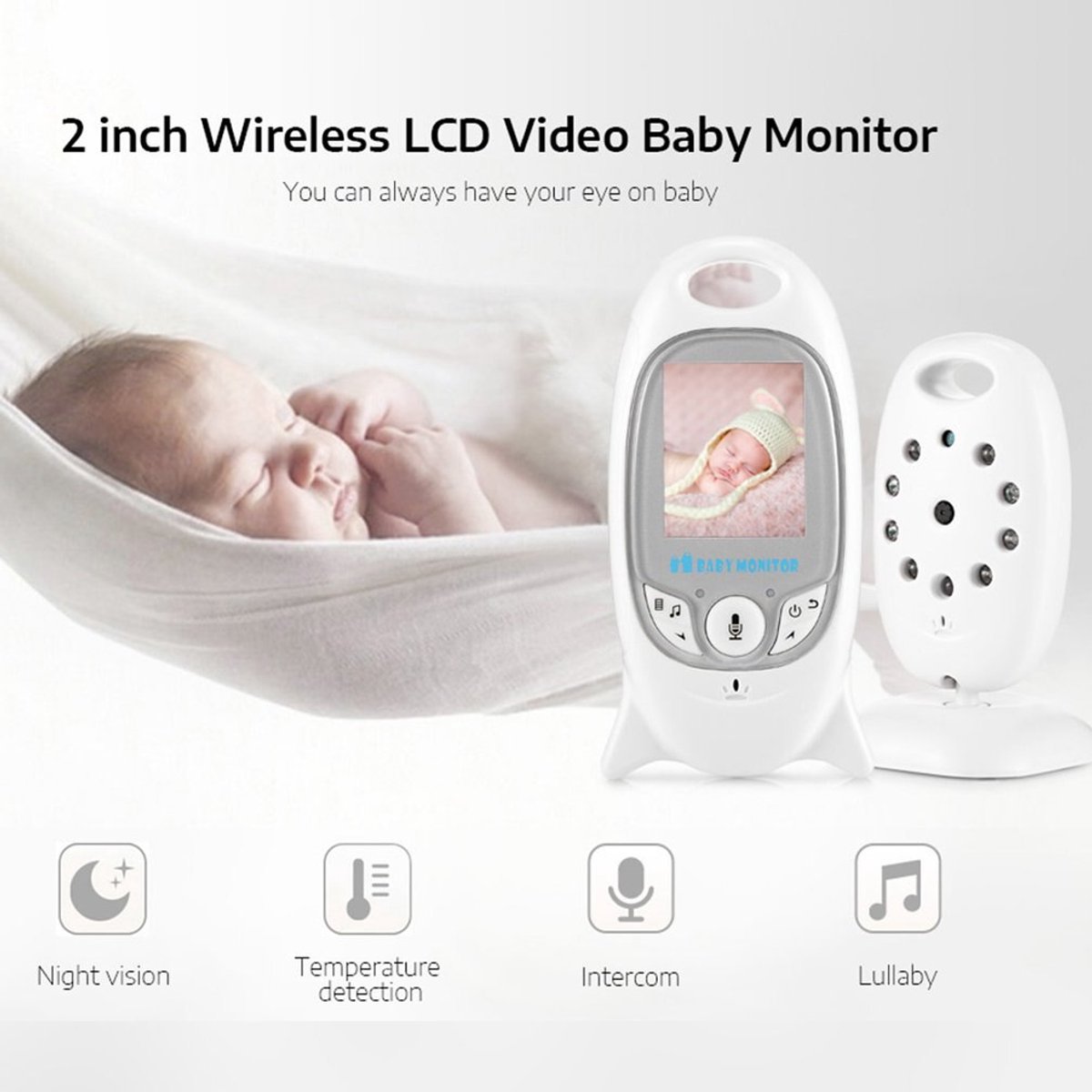 Lullababy Premium Babyfoon met Camera