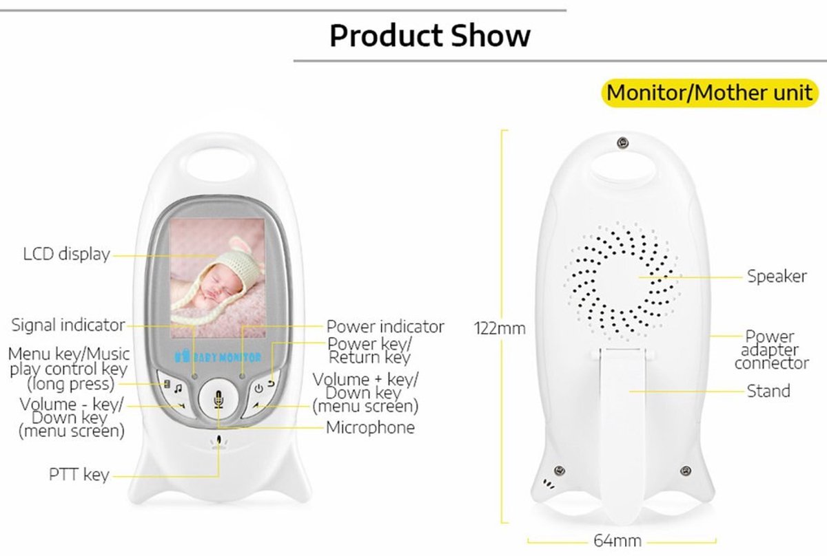 Lullababy Premium Babyfoon met Camera