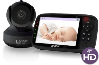 LUVION Essential 2 Black Babyfoon met Camera