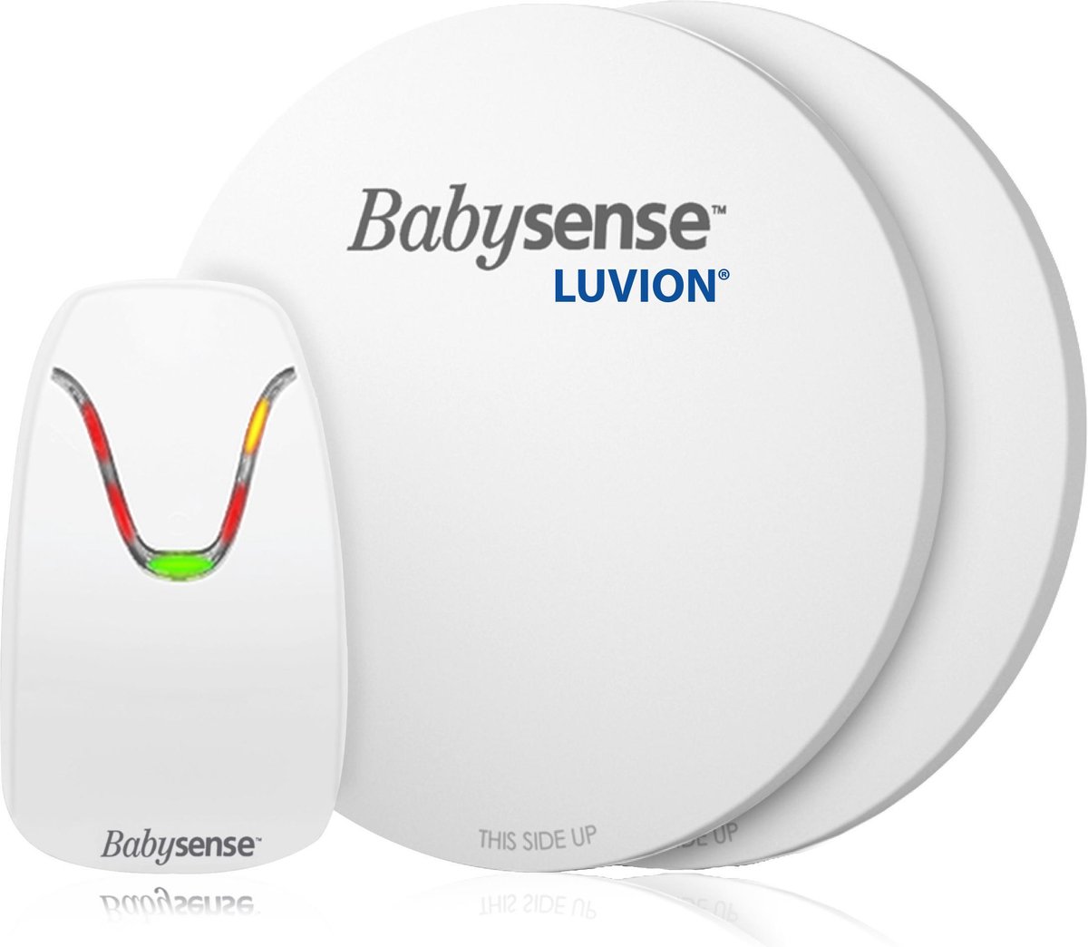 LUVION Essential Black Edition Babyfoon + Babysense 7 Sensormatje
