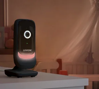 LUVION Essential Connect Black Babyfoon met Camera