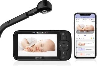 LUVION Essential Connect Crib Black Baby Monitor