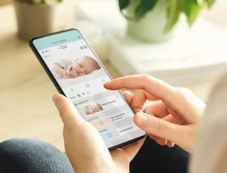 LUVION Essential Connect Crib Black Baby Monitor