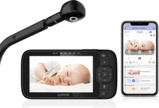 LUVION Essential Connect Crib Black Baby Monitor