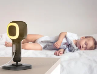 LUVION Grand Elite 4 Connect Babyfoon Zwart
