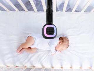 LUVION Grand Elite 4 Connect Babyfoon Zwart