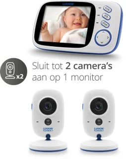 LUVION Platinum 3+ Babyfoon met Camera Uitbreidbaar tot 2 Camera's