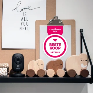 LUVION Platinum 3+ Black Babyfoon met Camera