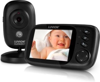 LUVION Platinum 3+ Black Babyfoon met Camera