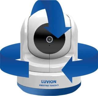LUVION Prestige Touch 3 Babyfoon + Babysense 7 Sensormatje Bundel