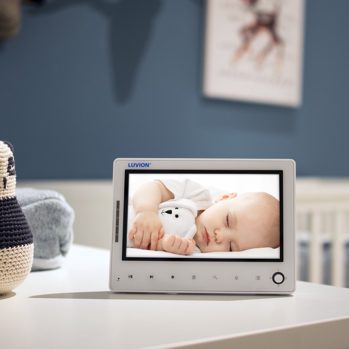 LUVION Prestige Touch 3 Babyfoon + Babysense 7 Sensormatje Bundel
