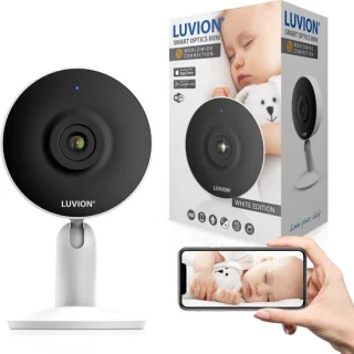 LUVION Smart Optics Mini HD Wifi Babyfoon White Edition