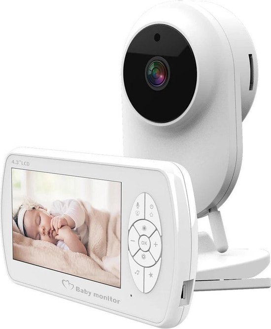Marviotek Babyfoon met Camera 1080P Wit