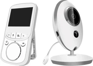Marviotek Babyfoon met Camera 2.4 Inch LCD Wit