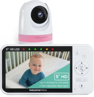Merkloos 5-inch HD video babyfoon