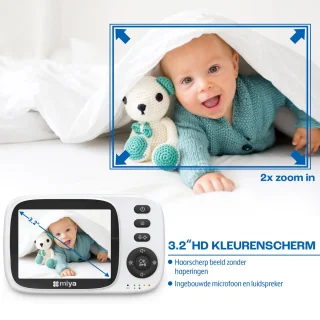 Miya M32 Babyfoon met Camera