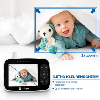 Miya M35 Babyfoon met 2 Camera's
