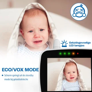 Miya M35 Babyfoon met Camera