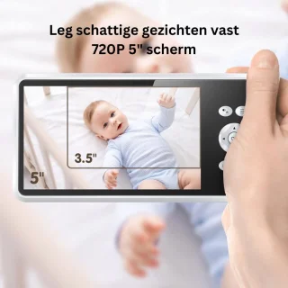 MKSS® Babyfoon en Huisdiercamera Full HD Wit