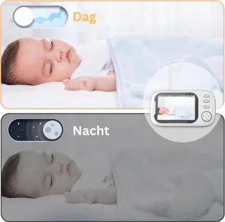 MKSS Babyfoon met Camera Full HD Wit