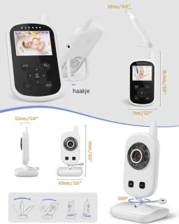 MKSS Babyfoon met Camera Full HD Zwart Wit