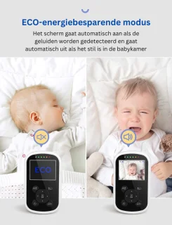 MKSS Babyfoon met Camera Full HD Zwart Wit