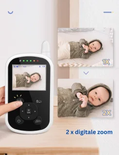 MKSS Babyfoon met Camera Full HD Zwart Wit