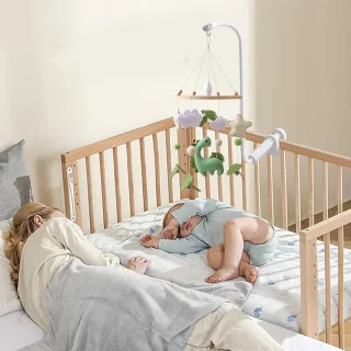 Mobiele houder voor babybed